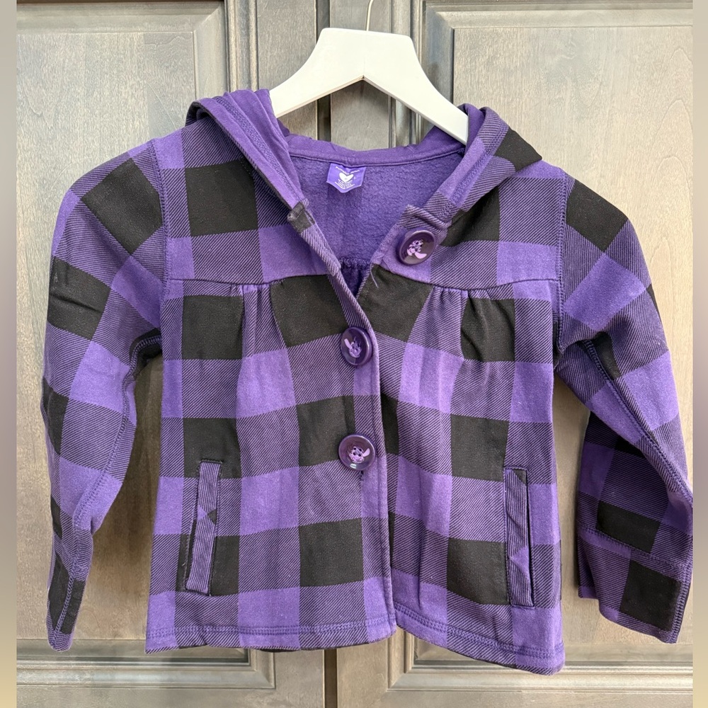 Pumpkin Patch Purple Fleece Jacket Girl Size 6, 120cm